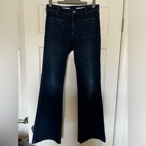 Pilcro and the Letterpress Sailor Pocket Flare Jeans